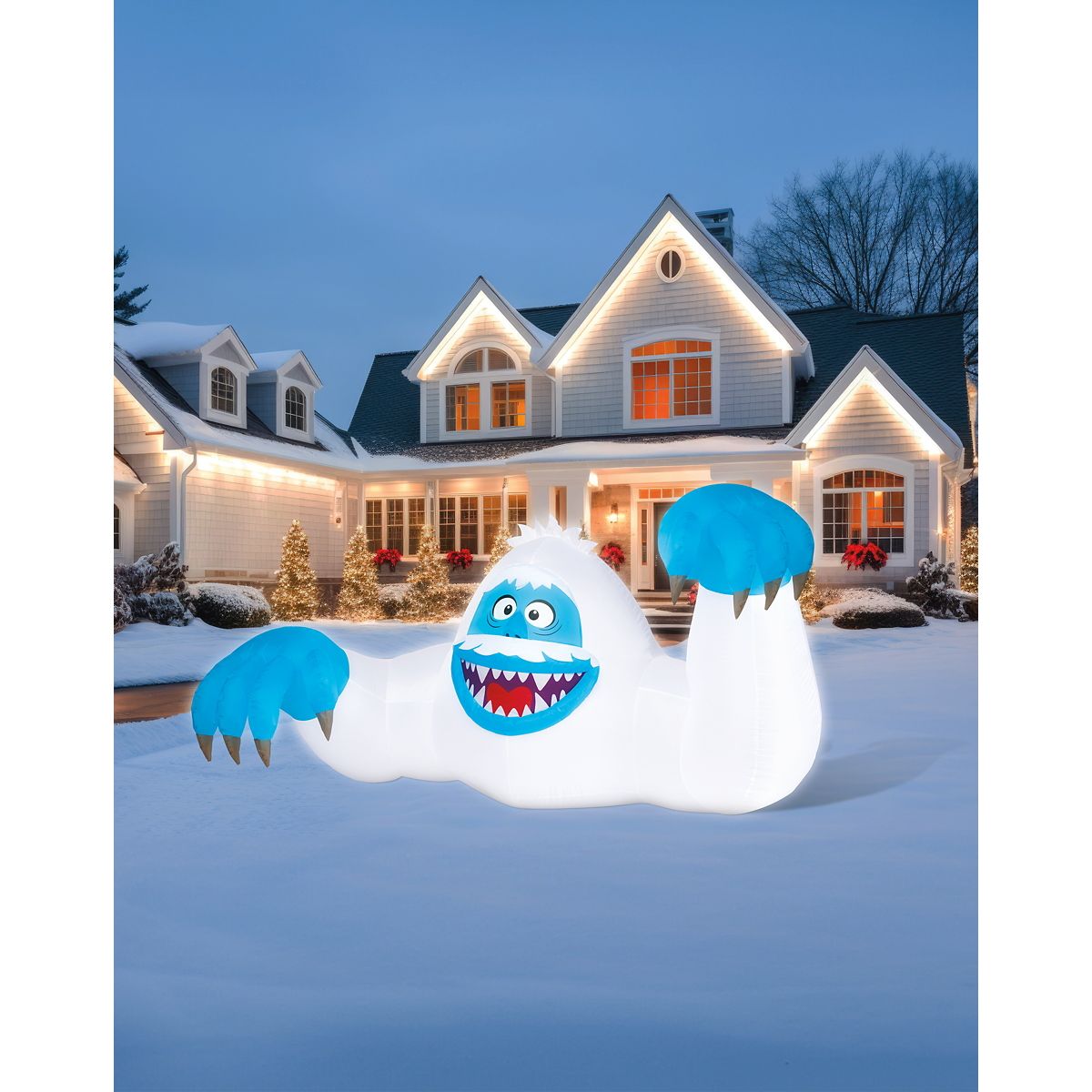 15 Ft Light-Up Bumble Inflatable Decoration - Rudolph the Red-Nosed Reindeer MULTI-COLOR