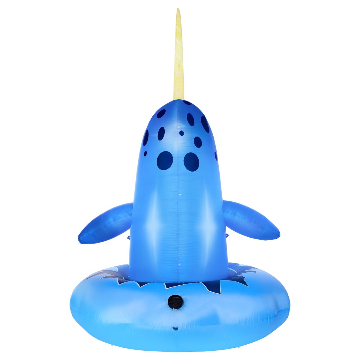 8 Ft 2 In Light-Up Narwhal Inflatable Decoration MULTI-COLOR