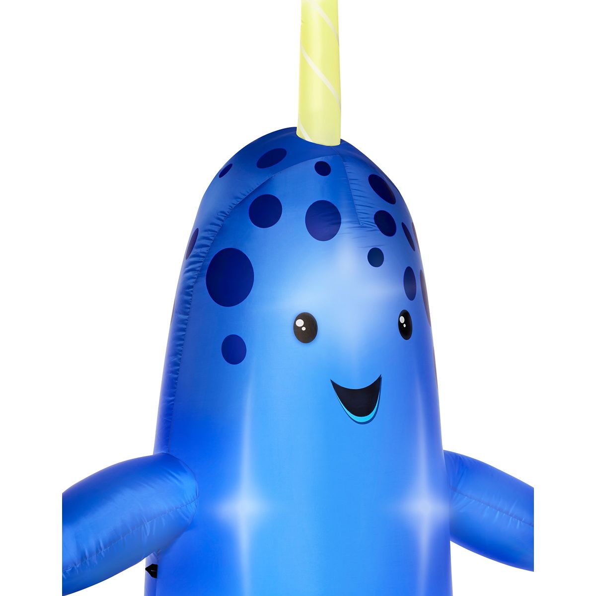 8 Ft 2 In Light-Up Narwhal Inflatable Decoration MULTI-COLOR