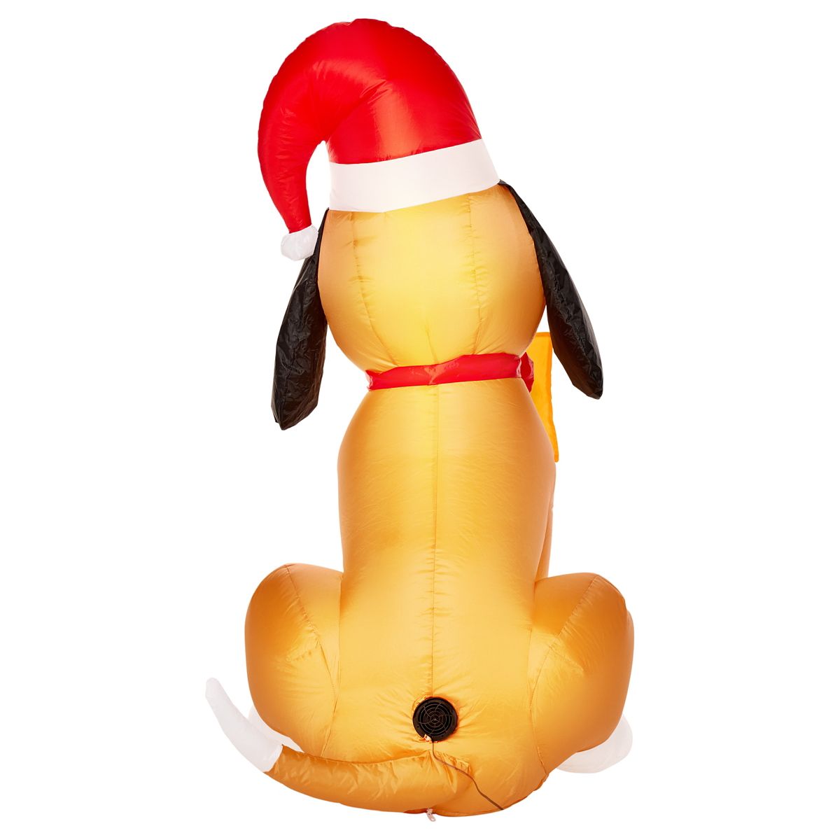 4 Ft Light-Up Santa's Dog Inflatable Decoration MULTI-COLOR