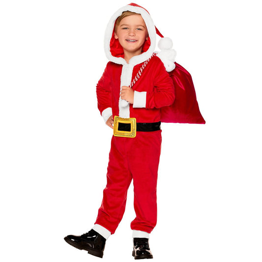 Toddler Santa Claus Costume RED