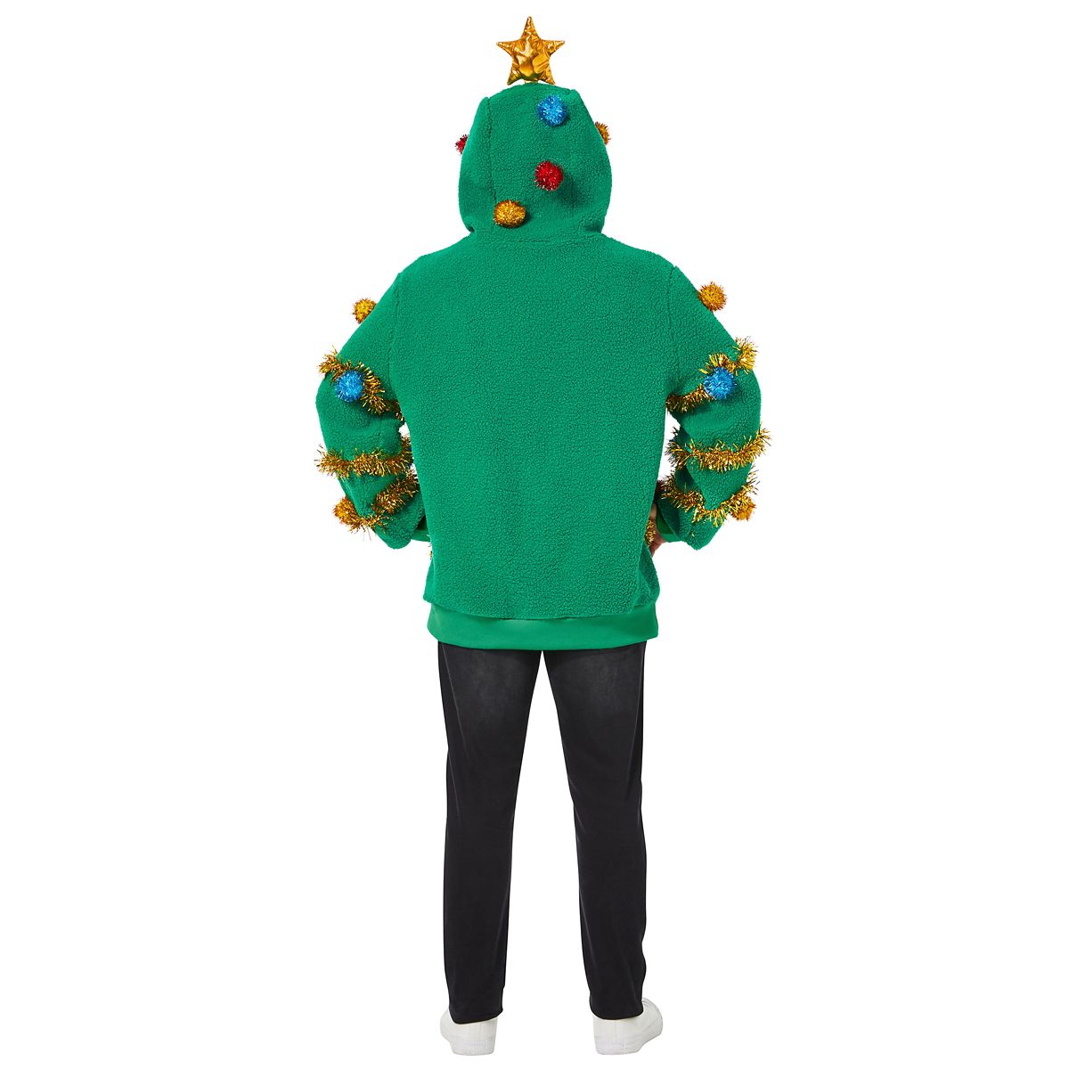 Adult Christmas Tree Hoodie GREEN