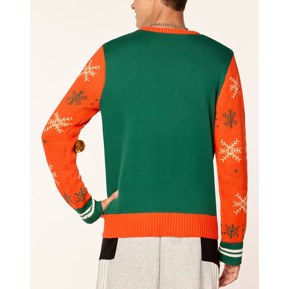 Light-Up Snoopy I've Heard Enough Christmas Sweater - The Peanuts RED GREEN