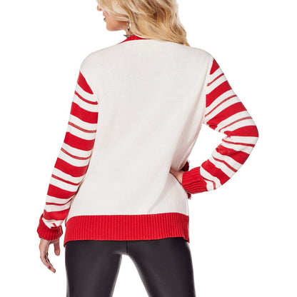 Light-Up Dat Ass Doe Christmas Sweater WHITE