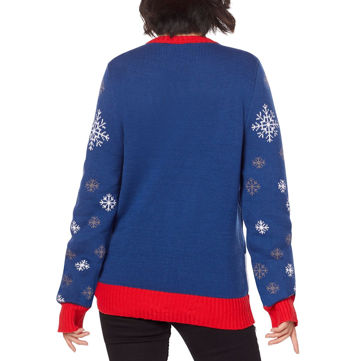 Light-Up Merry Christmas Asshole Christmas Sweater - South Park BLUE