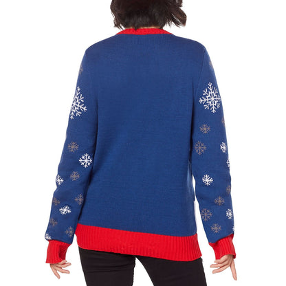 Light-Up Merry Christmas Asshole Christmas Sweater - South Park BLUE