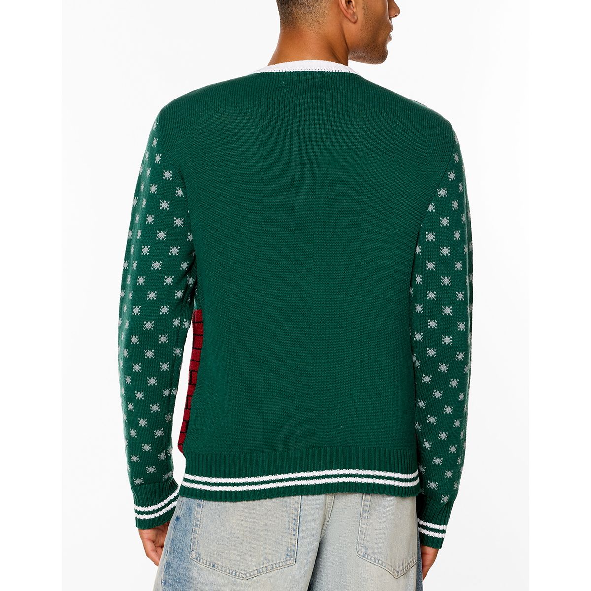 Light-Up Snoop on the Stoop Chain Christmas Sweater BLUE