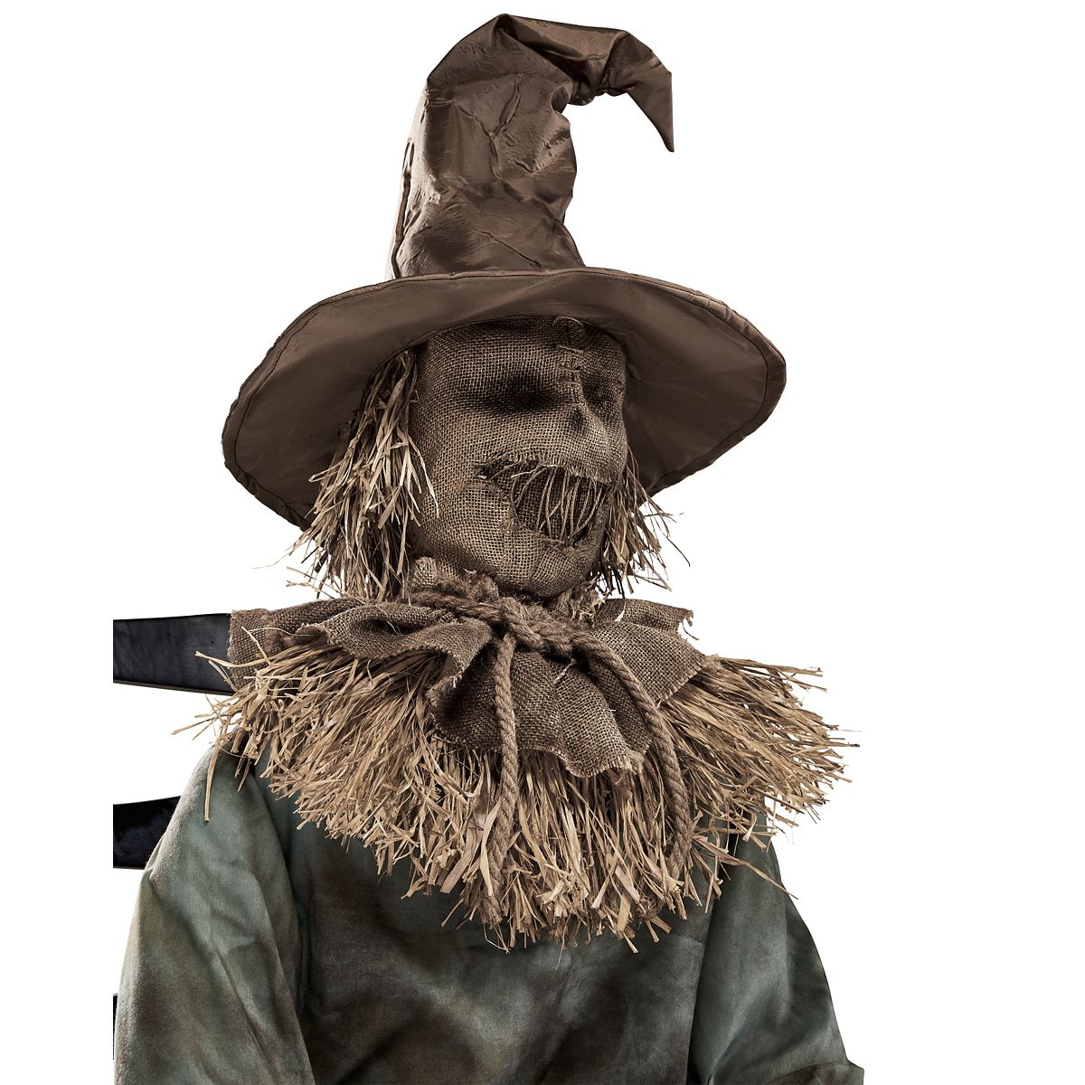 4 Ft 6 In Scary Sitting Scarecrow Animatronic