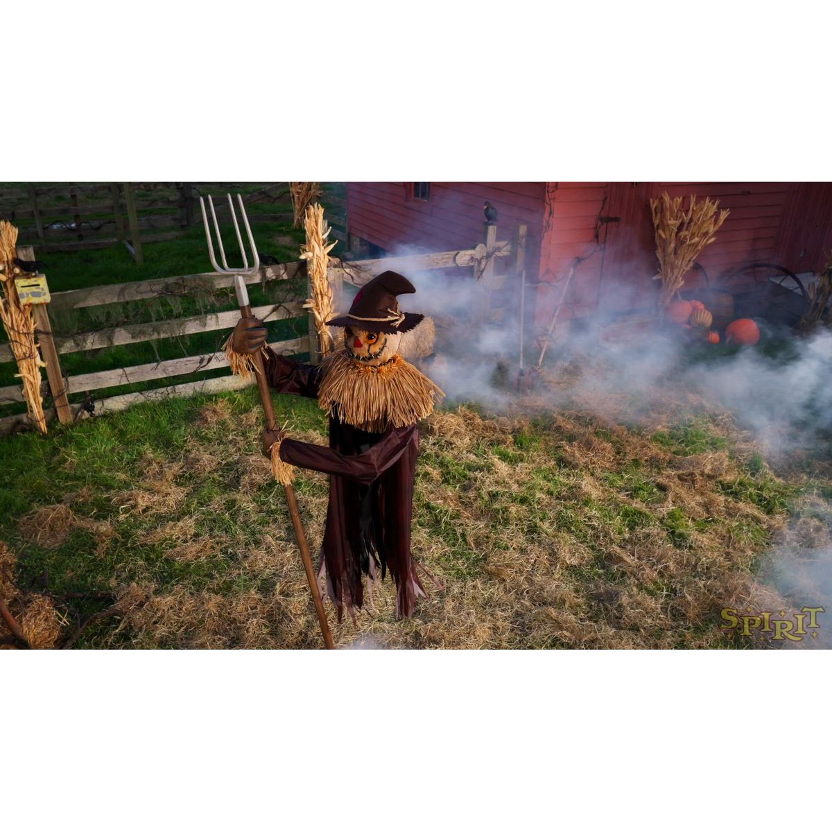 7 Ft 10 In Mack Straw Animatronic