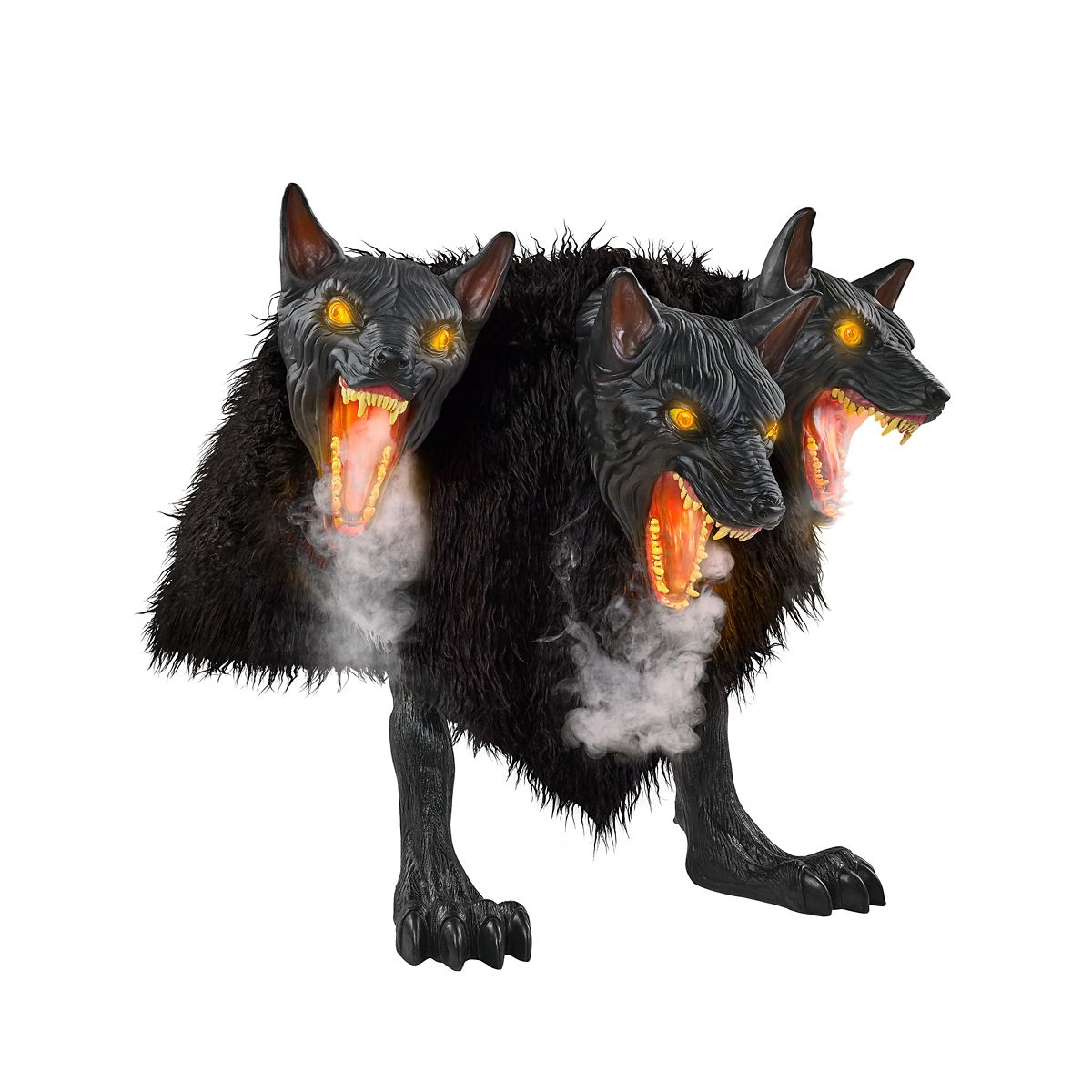 2 Ft 7 In Cerberus Three Headed Dog Animatronic