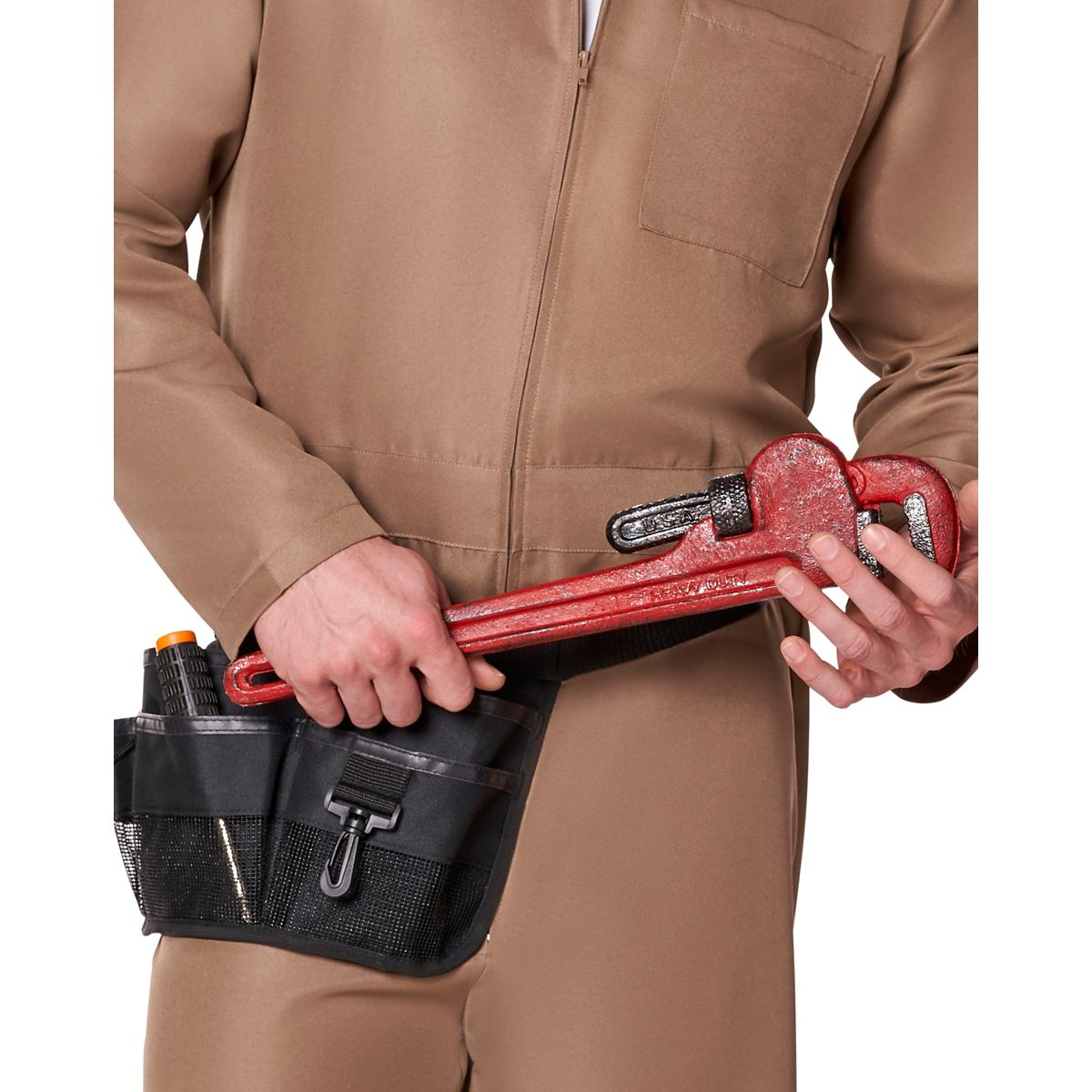 Adult Brown Mechanic Jumpsuit BROWN