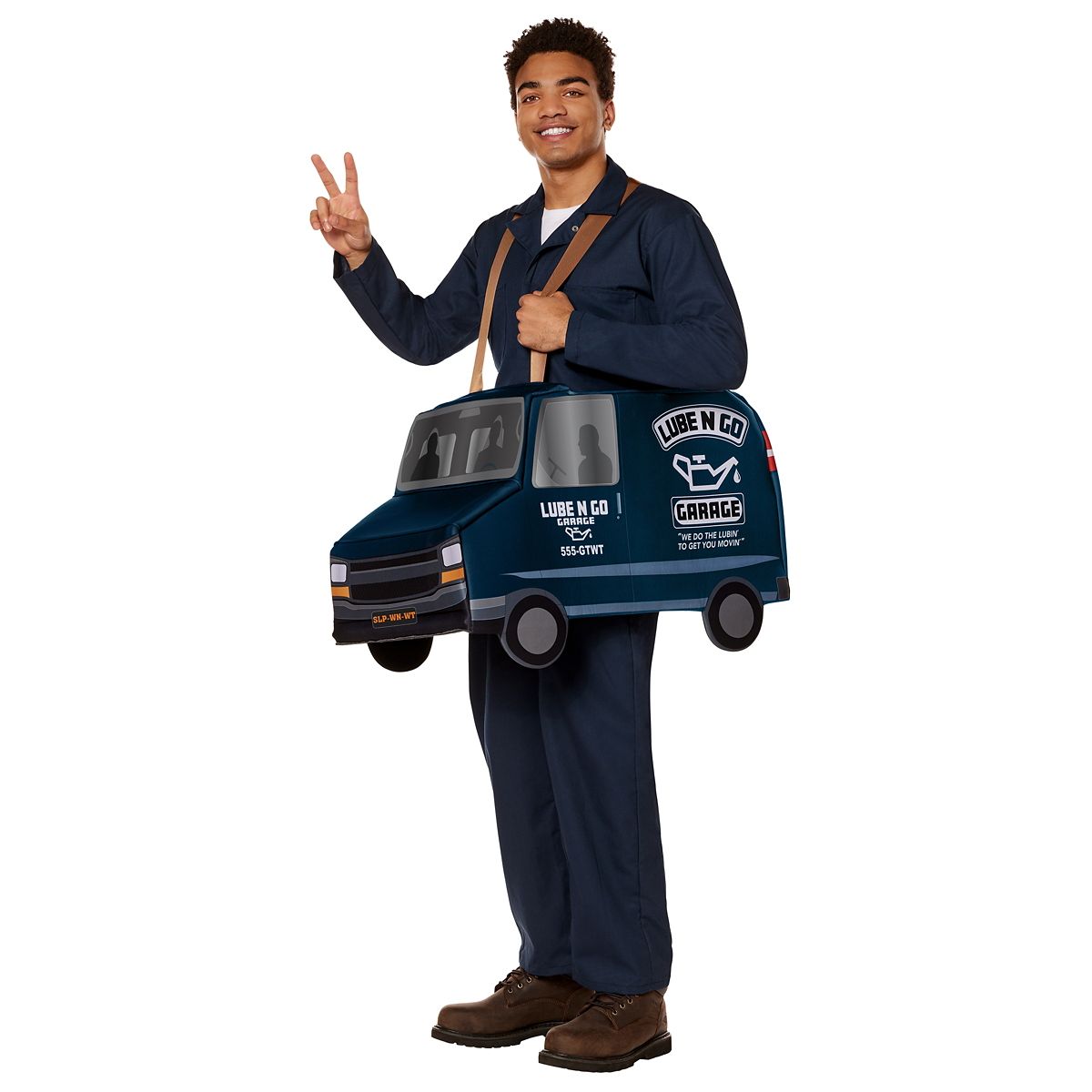 Adult Lube N Go Costume BLUE
