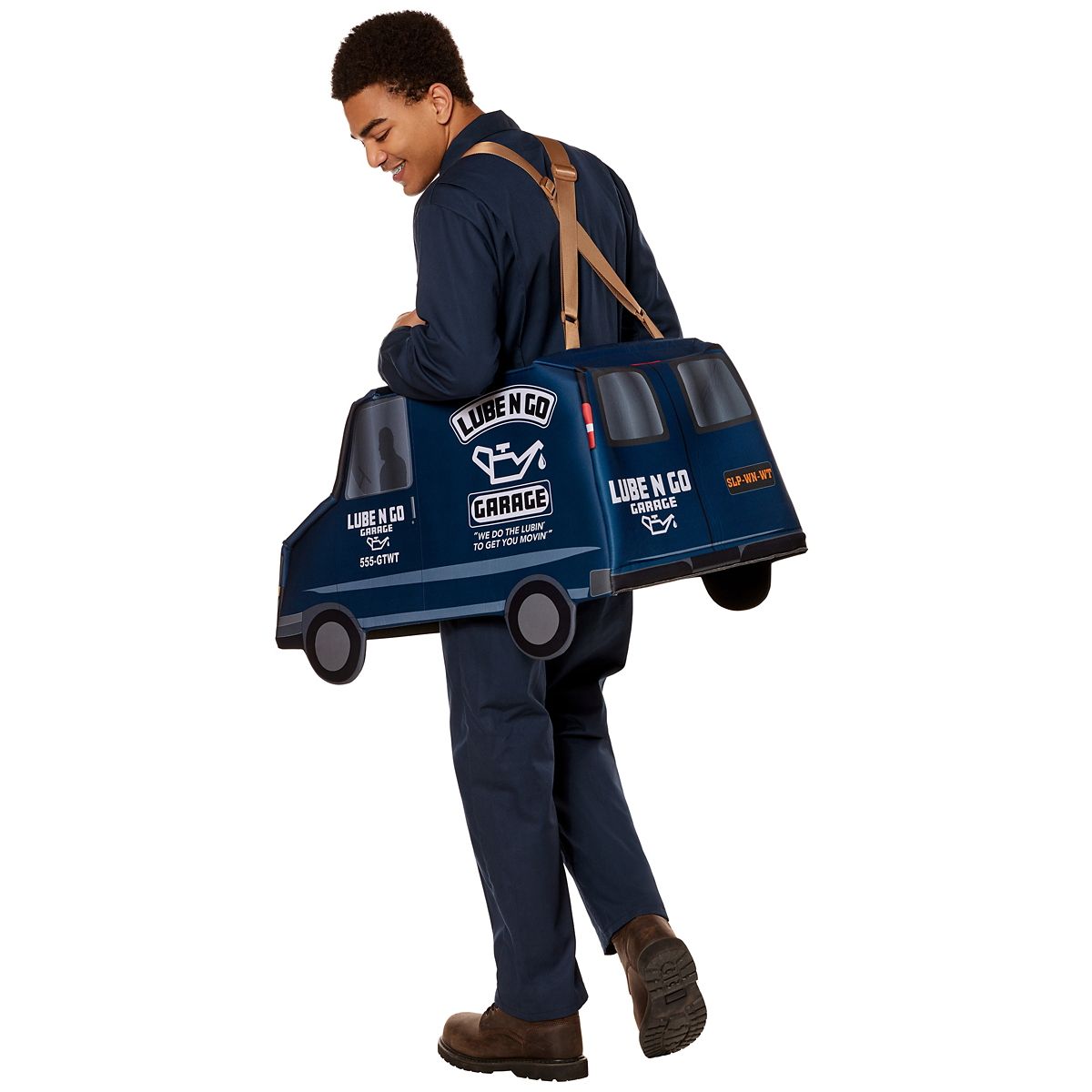 Adult Lube N Go Costume BLUE