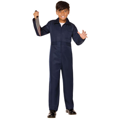 Kids Mechanic Jumpsuit Costume NAVY