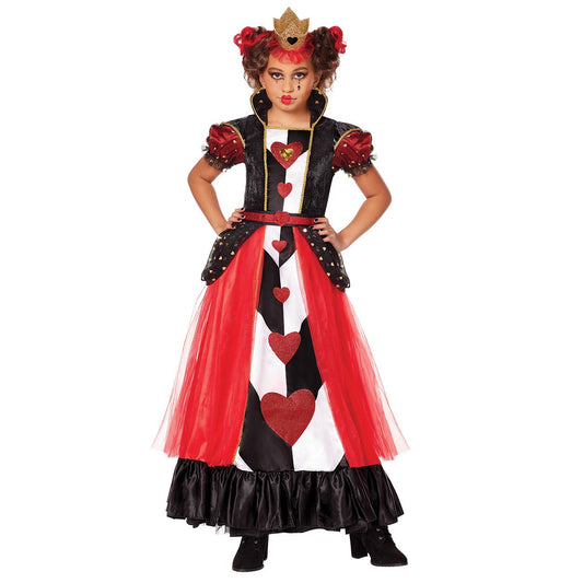 Kids Queen of Hearts Costume RED