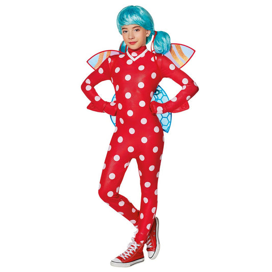 Kids Cosmo Bug Costume - Miraculous Ladybug RED