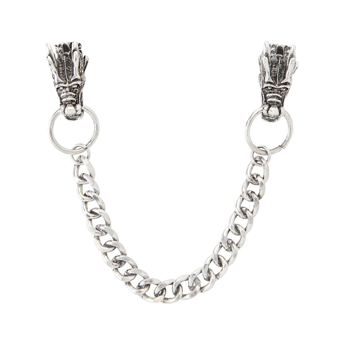 Dragon Cloak Clips SILVER