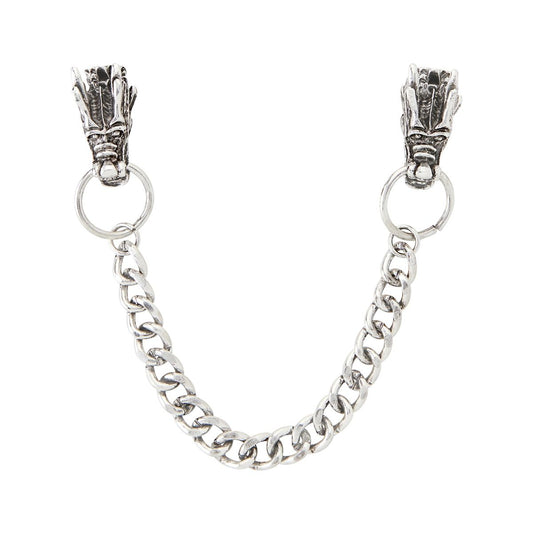 Dragon Cloak Clips SILVER