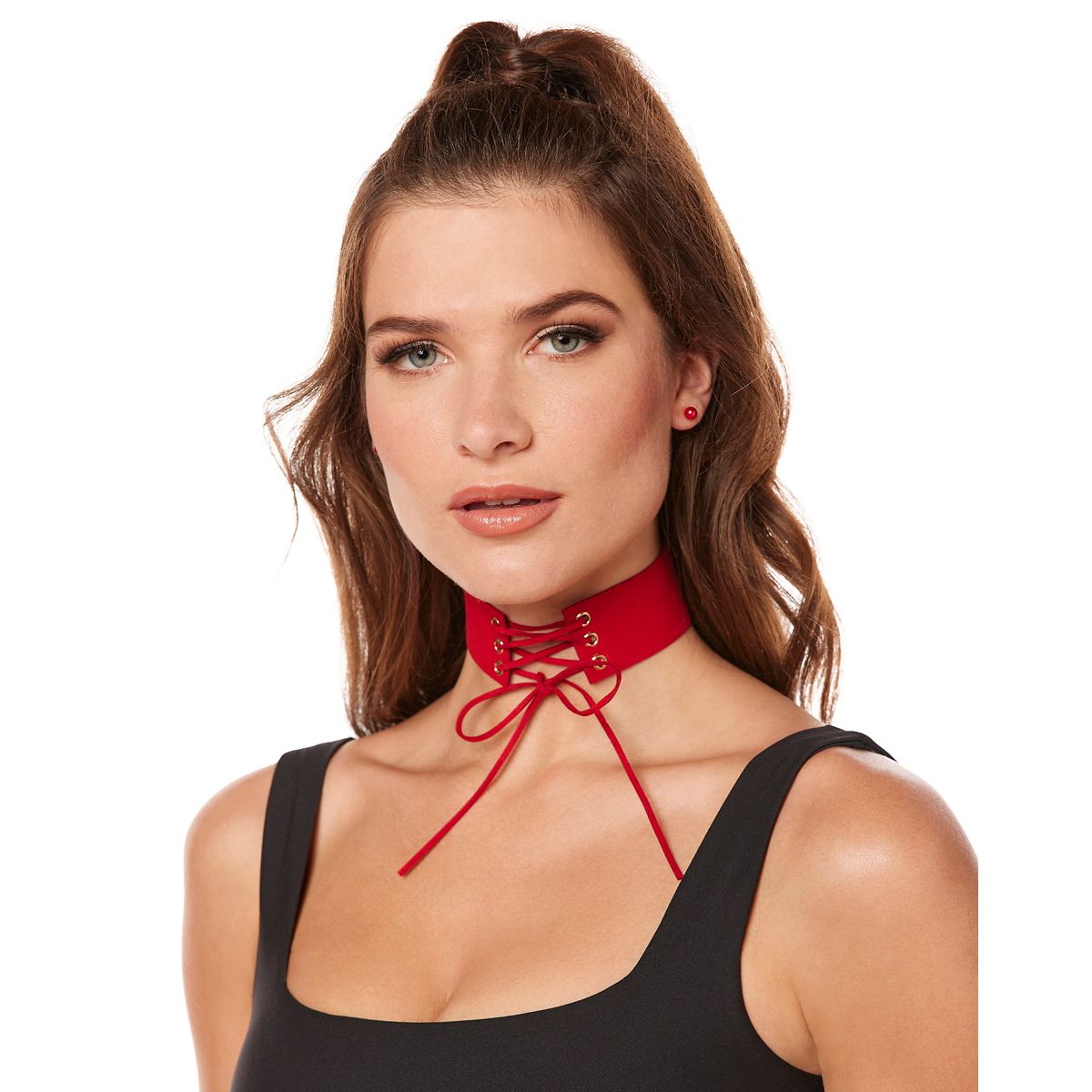 Red Riding Hood Choker Necklace RED