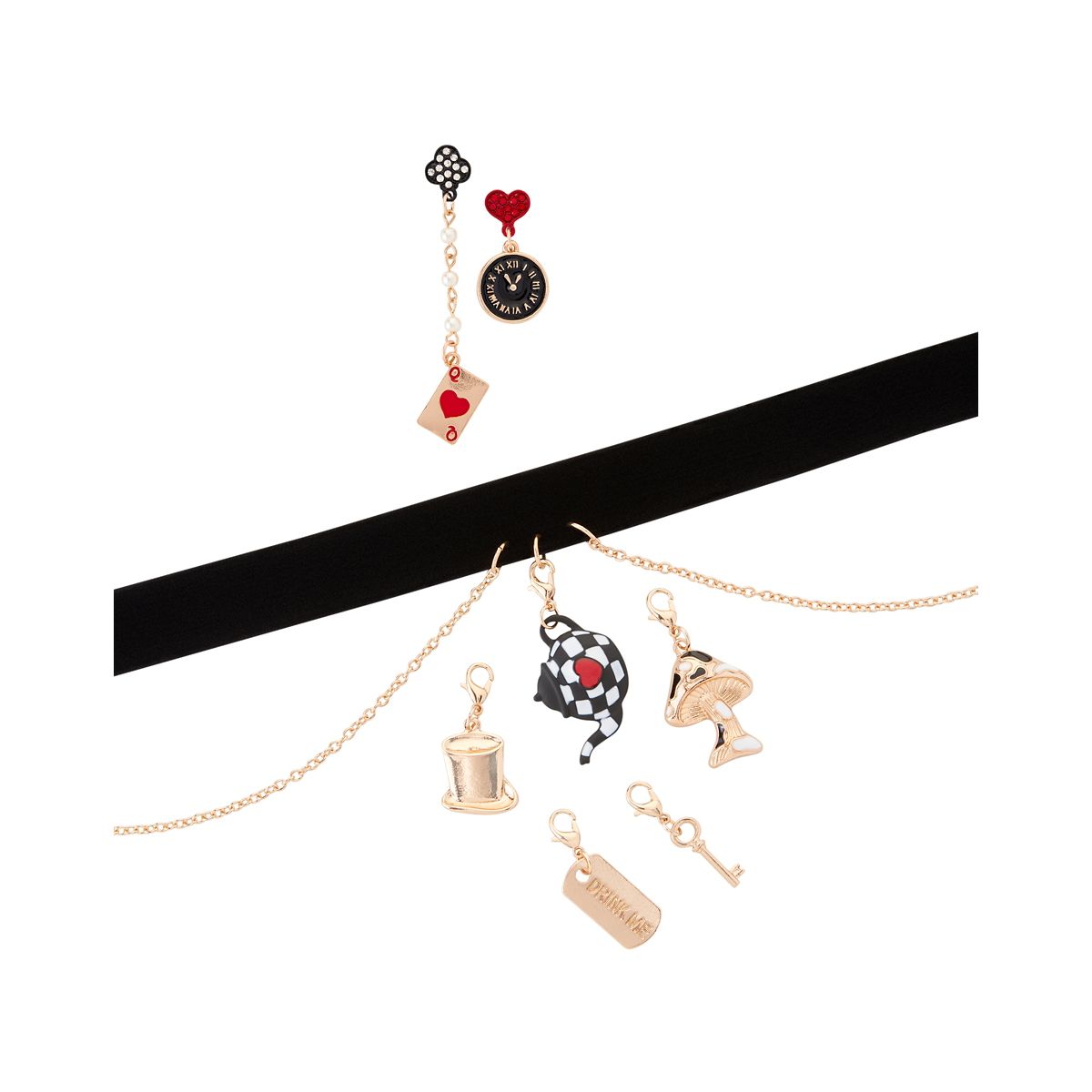 Wonderland Jewelry Set BLACK/GOLD