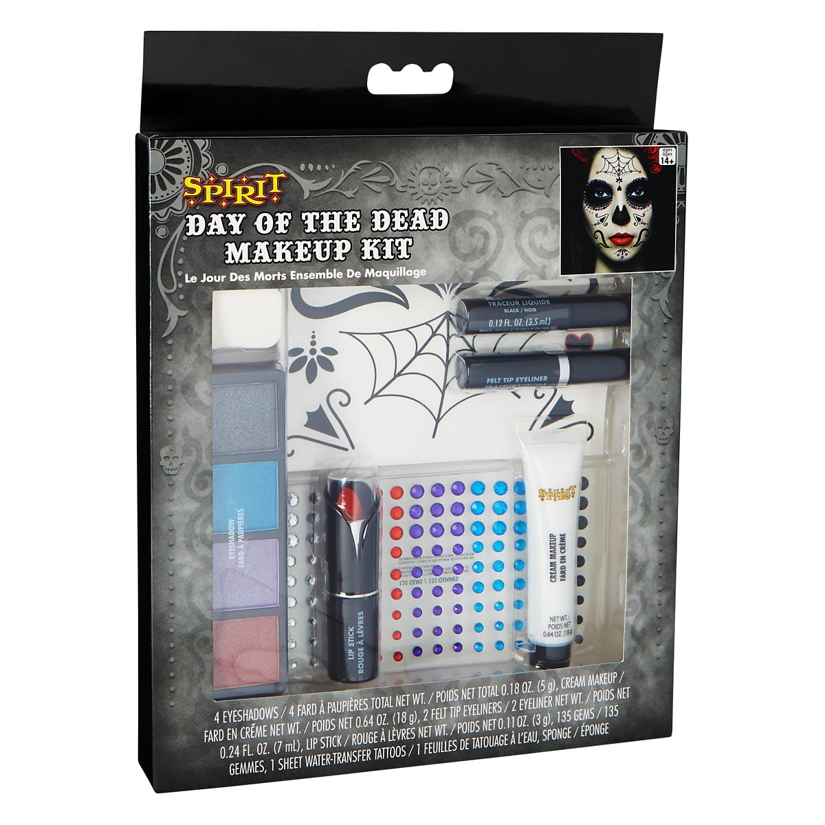 Day of the Dead Makeup Kit MULTI-COLOR