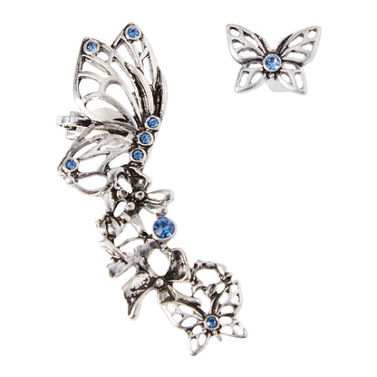 Corpse Bride Earrings Set BLUE AND SILVER