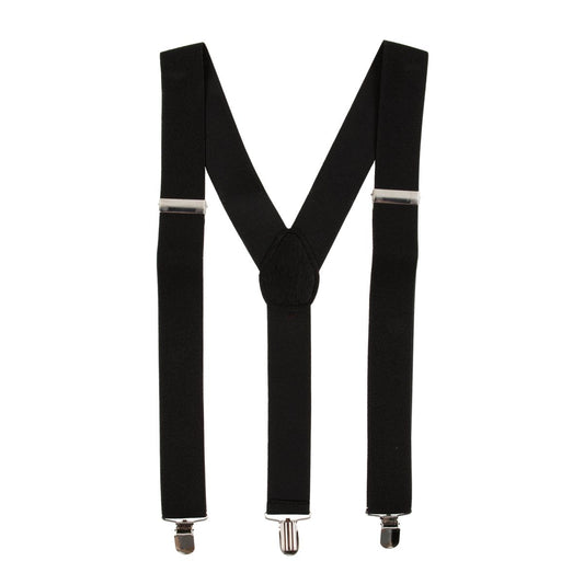 Jet Black Suspenders BLACK
