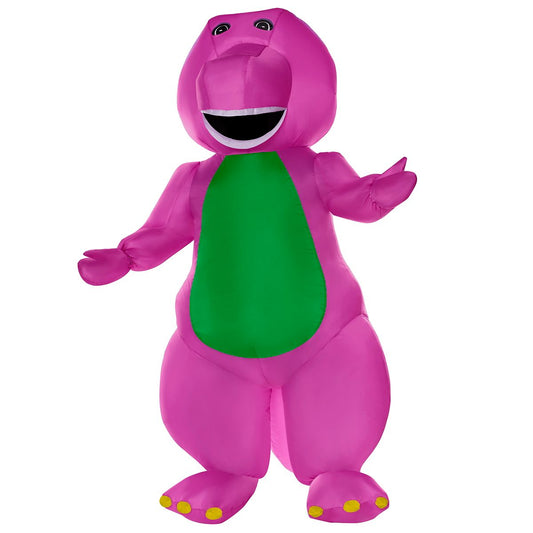 Adult Barney Inflatable Costume PURPLE