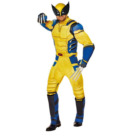 Adult Wolverine Costume - Deadpool and Wolverine BLUE/YELLOW