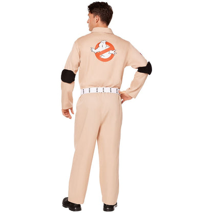 Adult Ghostbusters One Piece Costume - Ghostbusters Classic KHAKI