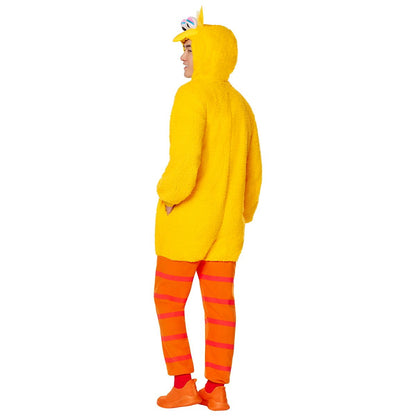 Adult Big Bird Jumpsuit Costume - Sesame Street YELLOW