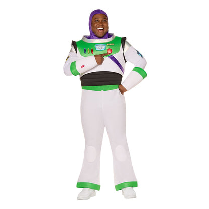 Adult Buzz Lightyear Plus Size Costume - Toy Story WHITE