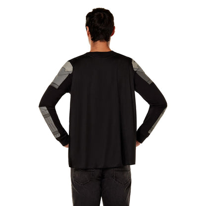 Caped Batman Long Sleeve T Shirt BLACK/GRAY