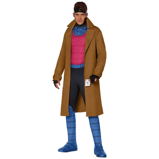 Adult Gambit Costume - X-Men BROWN